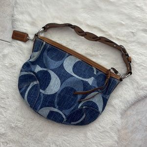 Coach Denim Hobo bag F12190